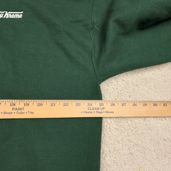 Vintage Y2K Krispy Kreme Doughnuts Promo Sweatshirt Size XL Staff Pullover Zip - Picture 7 of 7